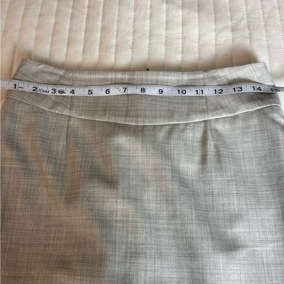 J.Crew 4P Petite Gray Pencil Skirt Preppy Classic Casual Chic Style - Picture 5 of 7